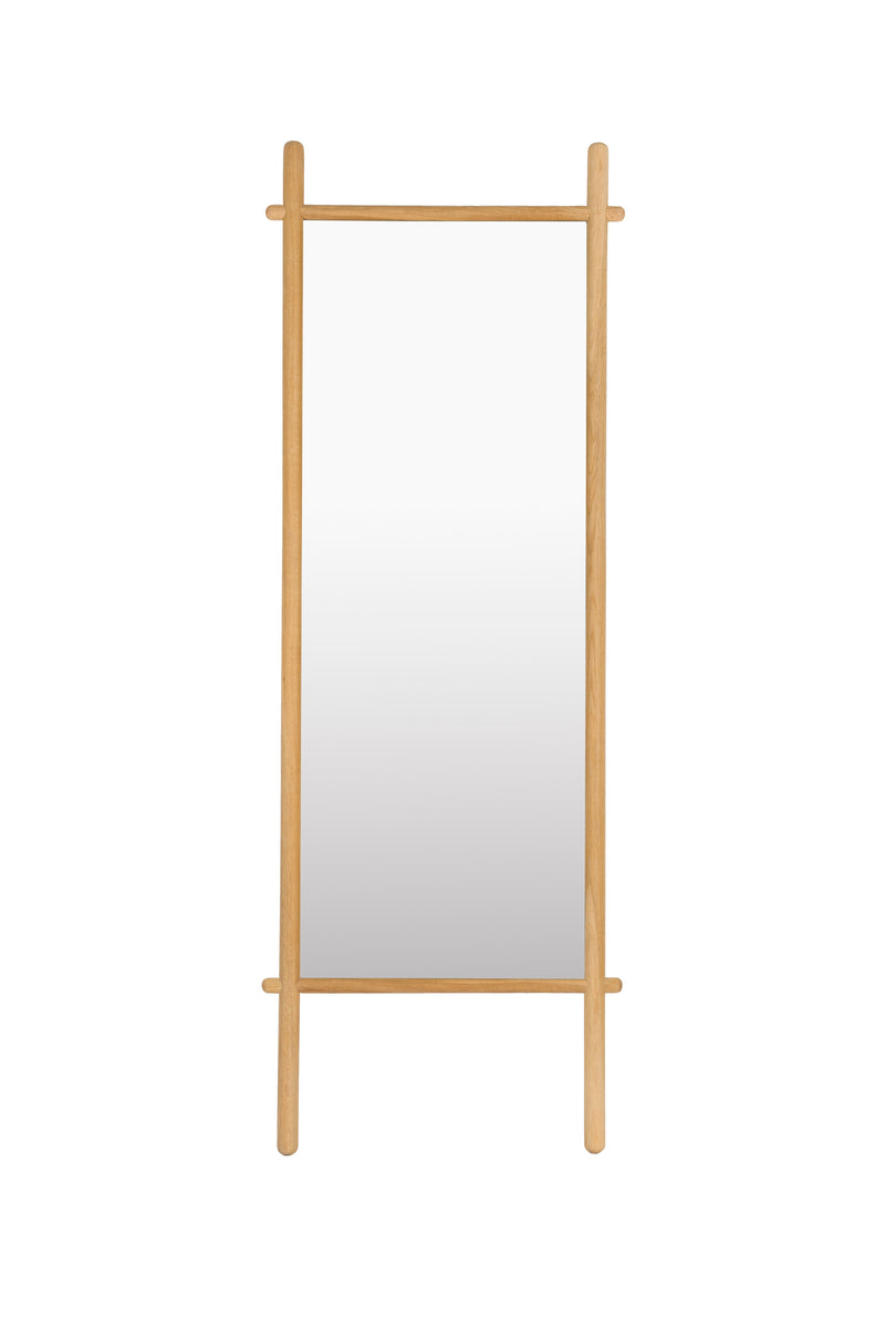 Spiegel Solene Oak hout Naturel 3.6x58 cm-Spiegels-Creating Home