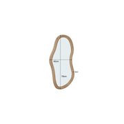 Spiegel Sophie Bruin 78 cm 42x4x78 cm-Spiegels-Livingfurn