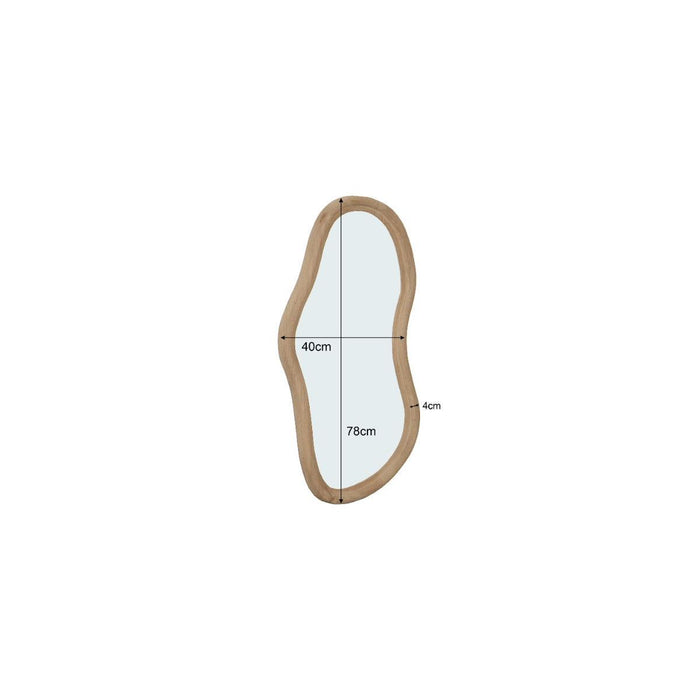 Spiegel Sophie Bruin 78 cm-Spiegels-Livingfurn