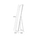 Spiegel Stand Metaal Wit 147.5x30.5 cm-Spiegels-Creating Home