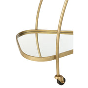 Spiegel Trolley Goud Glas 51x62 cm-Spiegels-J-Line