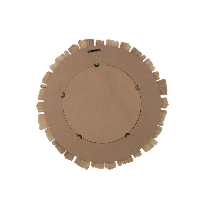Spiegel Vacay Hout Naturel L 4x66x66 cm-Spiegels-J-Line