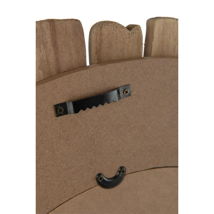 Spiegel Vacay Hout Naturel L 4x66x66 cm-Spiegels-J-Line