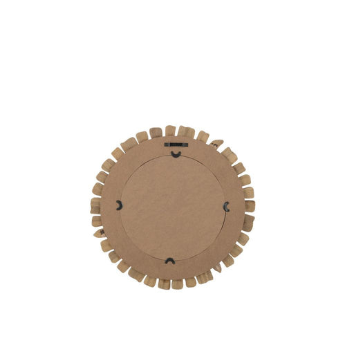 Spiegel Vacay Hout Wit S Glas 2.5x46x46 cm-Spiegels-J-Line
