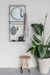 Spiegel Wall Rack Mirror Duco Metaal Zwart 50x16 cm-Spiegels-Creating Home