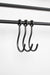 Spiegel Wall Rack Mirror Duco Metaal Zwart 50x16 cm-Spiegels-Creating Home