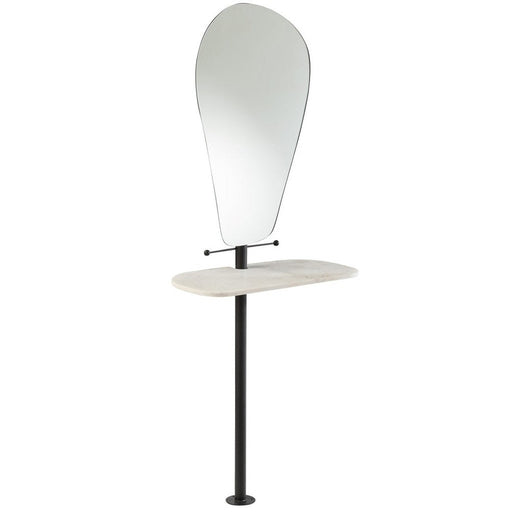 Spiegel Wit Glas 30x65 cm-Spiegels-J-Line