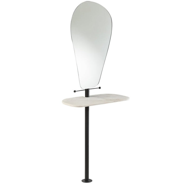 Spiegel Wit Glas 30x65 cm-Spiegels-J-Line