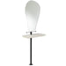 Spiegel Wit Glas 30x65 cm-Spiegels-J-Line