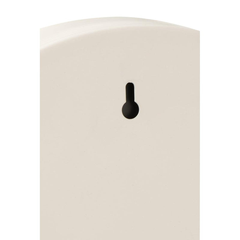 Spiegel Wit Ijzer Rond 30 cm 30x30x5 cm-Spiegels-J-Line