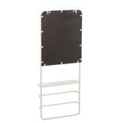 Spiegel Wit Mirror 12x40 cm-Spiegels-J-Line