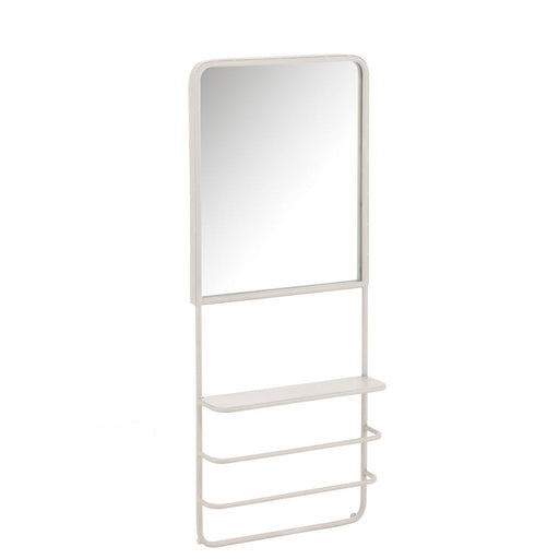 Spiegel Wit Mirror 12x40 cm-Spiegels-J-Line