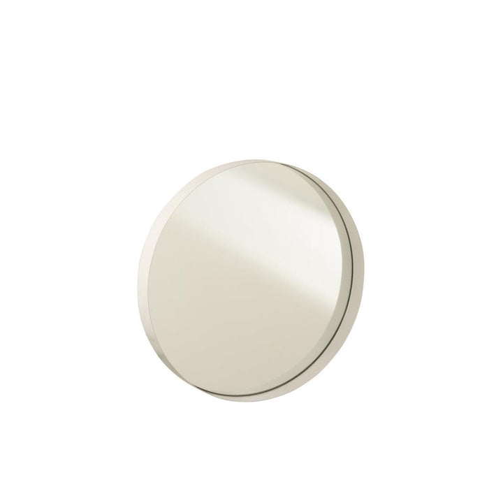 Spiegel Wit Mirror Rond 40 cm 40x40x5 cm-Spiegels-J-Line