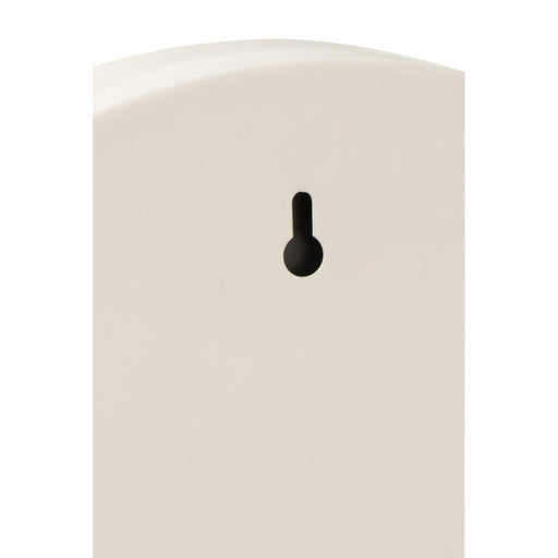 Spiegel Wit ijzer Rond 30 cm 30x30x5 cm-Spiegels-J-Line