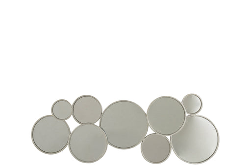 Spiegel Zilver ijzer 5x84 cm-Spiegels-J-Line