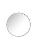 Spiegel Zwart Eiken hout Rond 90 cm 90x90x2.75 cm-Spiegels-J-Line