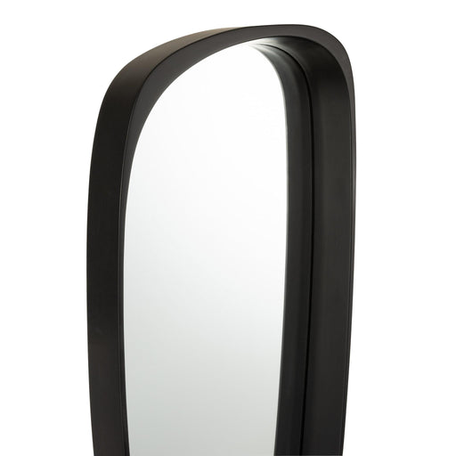 Spiegel Zwart Mdf 89x33 cm-Spiegels-J-Line