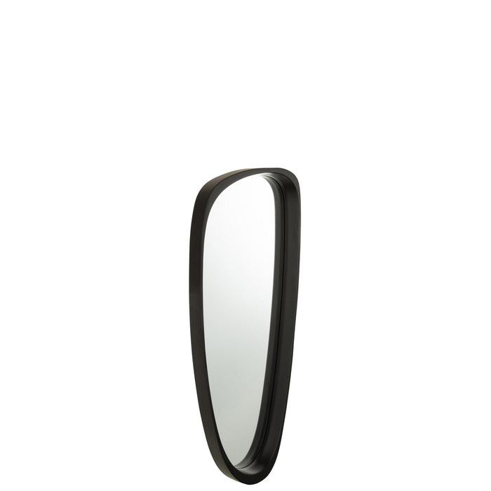 Spiegel Zwart Mdf 89x33 cm-Spiegels-J-Line