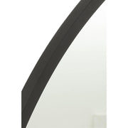 Spiegel Zwart Mdf Rond 50 cm 50x50x2.5 cm-Spiegels-J-Line