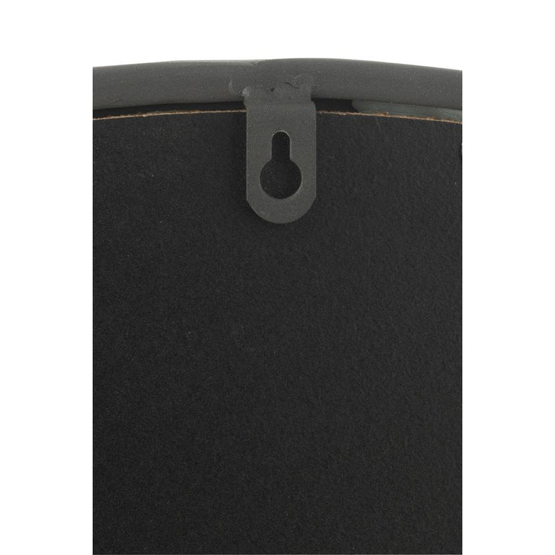 Spiegel Zwart Mdf Rond 50 cm 50x50x2.5 cm-Spiegels-J-Line