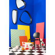 Spiegel Zwart Mdf S 71 cm 71x77x6.8 cm-Spiegels-J-Line
