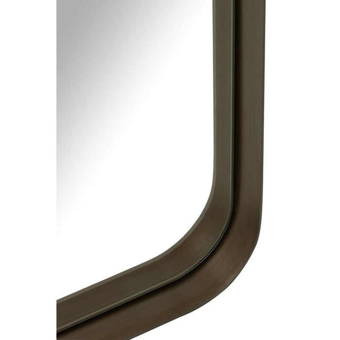 Spiegel Zwart Metaal L 10x180 cm-Spiegels-J-Line