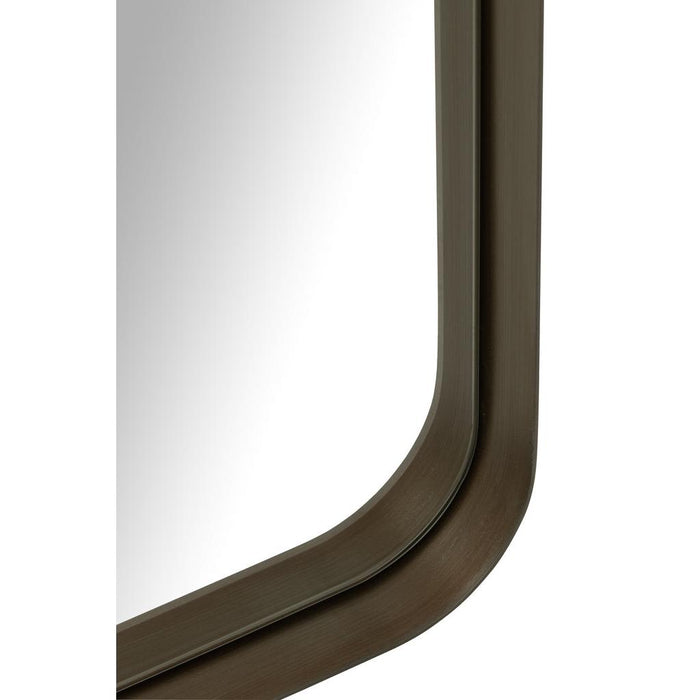 Spiegel Zwart Metaal S 10x160 cm-Spiegels-J-Line