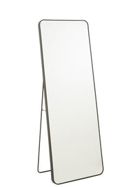 Spiegel Zwart Mirror Rechthoekig 150x55 cm-Spiegels-J-Line