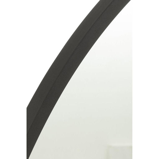 Spiegel Zwart Mirror Rond 110 cm 110x110x2.5 cm-Spiegels-J-Line