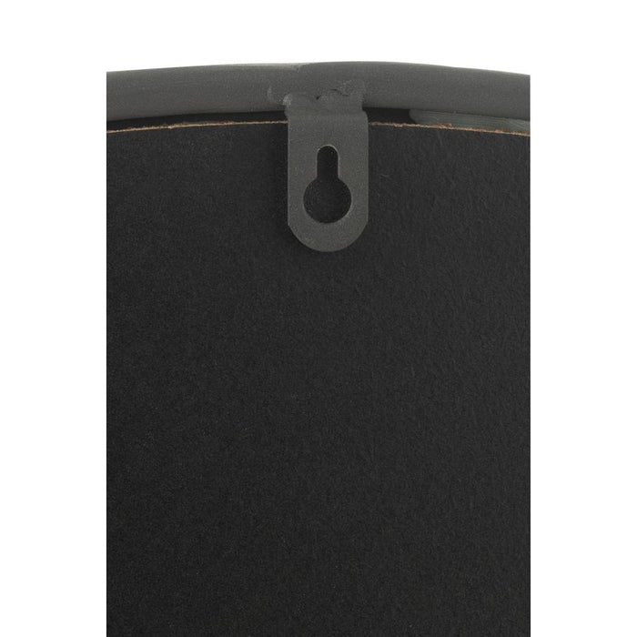 Spiegel Zwart Mirror Rond 110 cm-Spiegels-J-Line