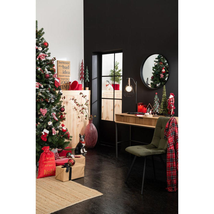 Spiegel Zwart Mirror Rond 60 cm-Spiegels-J-Line