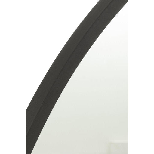 Spiegel Zwart Mirror Rond 80 cm 80x80x2.5 cm-Spiegels-J-Line