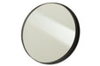 Spiegel Zwart ijzer Rond 50 cm 50x50x5 cm-Spiegels-J-Line