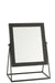 Spiegel Zwart ijzer Vierkant 20x34 cm-Spiegels-J-Line