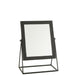 Spiegel Zwart ijzer Vierkant 20x34 cm-Spiegels-J-Line