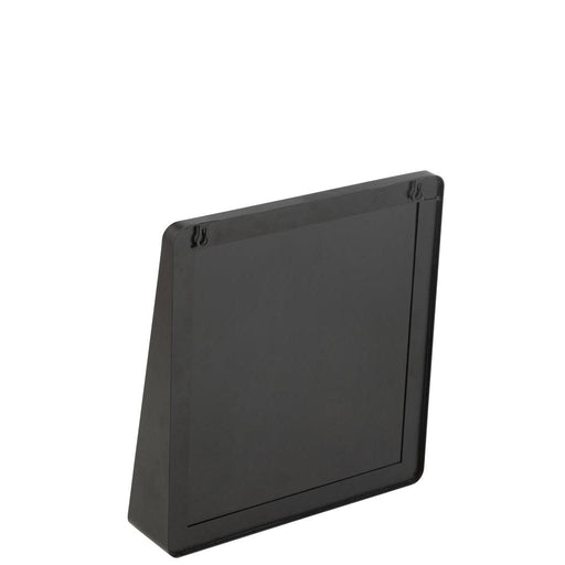 Spiegel Zwart ijzer Vierkant 9x38 cm-Spiegels-J-Line