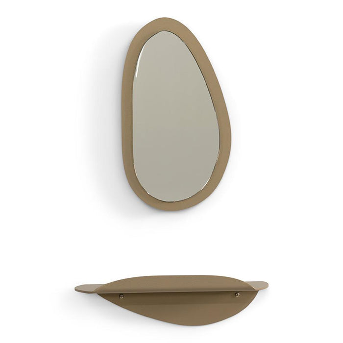 Spinder x Eva van de Ven - PIPA Bottom Wandplank - Champagne-Spiegels-Spinder