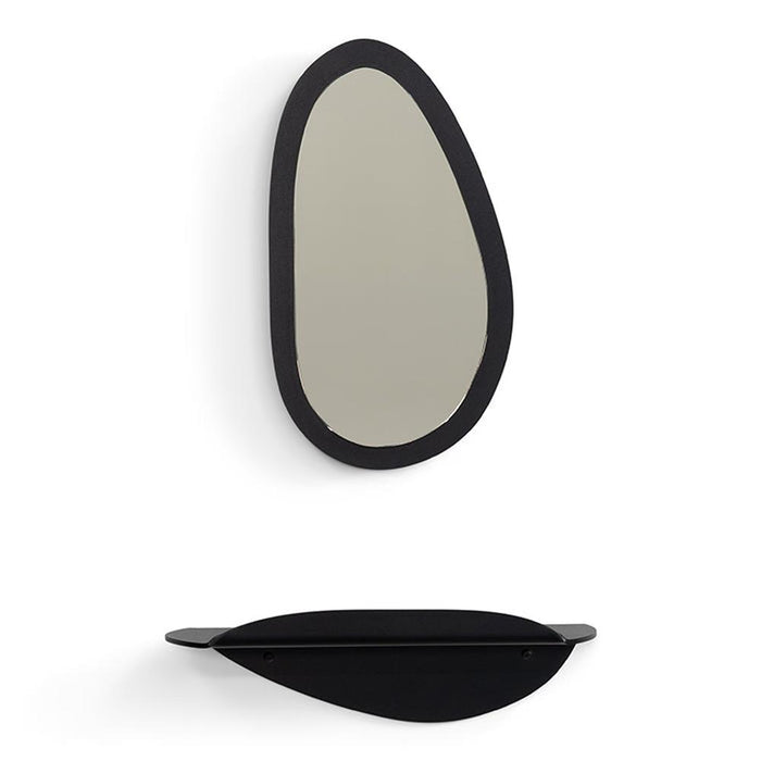 Spinder x Eva van de Ven - PIPA Bottom Wandplank - Zwart-Spiegels-Spinder