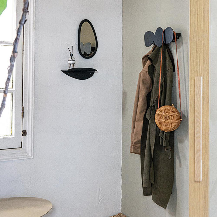 Spinder x Eva van de Ven - TUMULO small Wandkapstok - Zwart-Kapstokken-Spinder