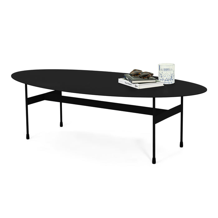 SpinderMIRA OVAL Salontafel - Zwart-Salontafels-Spinder