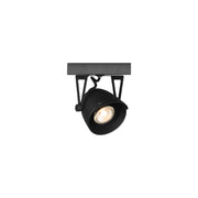 Spot Cap Zwart Metaal 1-Lichts 14x10x14 cm-Spots-LABEL51