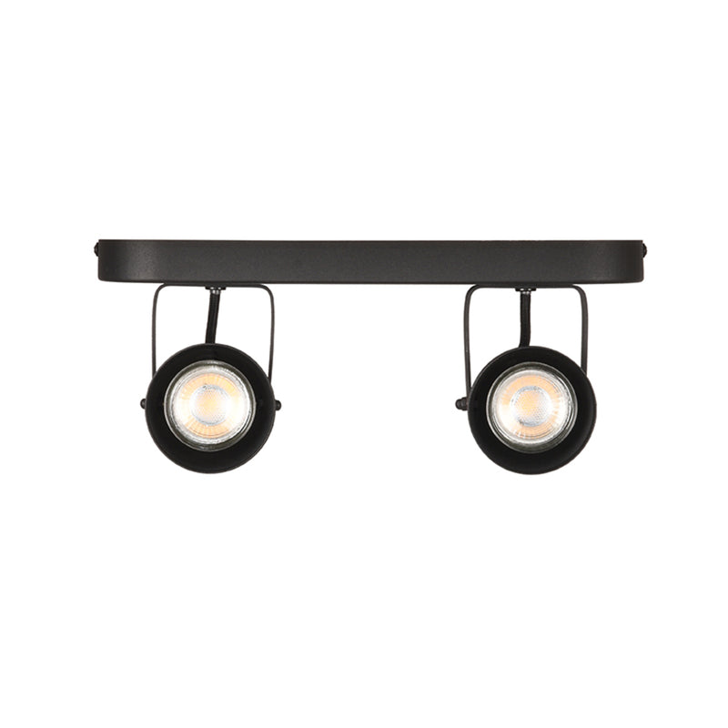 Spot Max Zwart Metaal 2-Lichts 30x9x16 cm-Spots-LABEL51