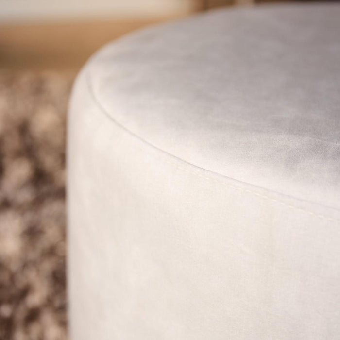 StarFurn MySofa Poef | Rond | 60 cm | Adore 102 | Creme-Poefs-Starfurn