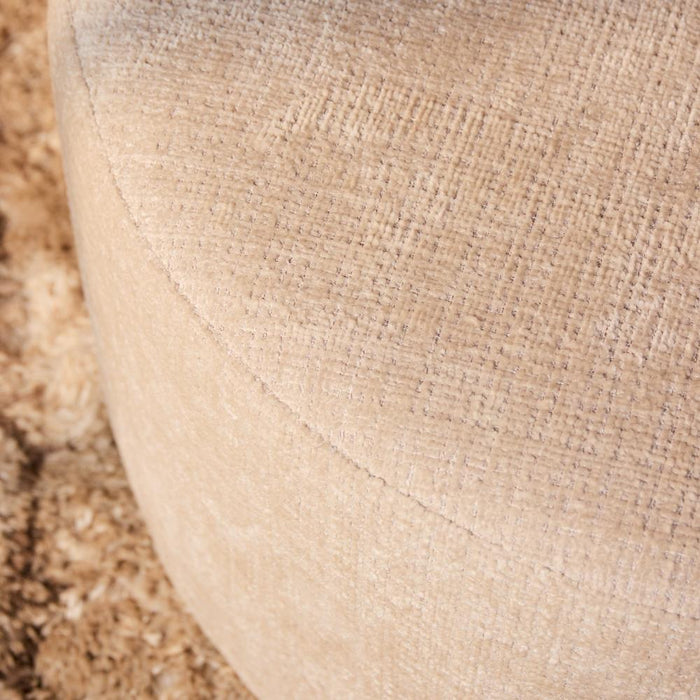 StarFurn MySofa Poef | Rond | 60 cm | Cremona 02 | Beige-Poefen-Starfurn