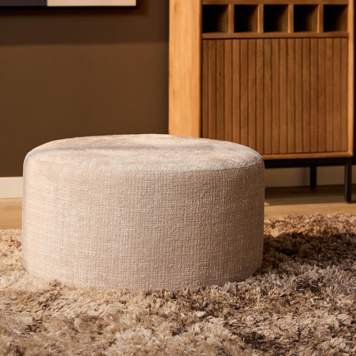 StarFurn MySofa Poef | Rond | 60 cm | Cremona 02 | Beige-Poefen-Starfurn
