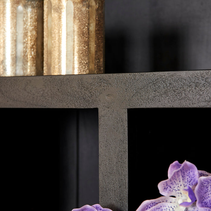 Starfurn Boekenkast Brussel Black | 5 vakken - 2 deuren-Boekenkasten-Starfurn