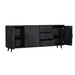 Starfurn Dressoir Omaha Black | 220 cm-Dressoirs-Starfurn