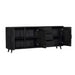 Starfurn Dressoir Omaha Black | 220 cm-Dressoirs-Starfurn