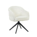 Starfurn Eetkamerstoel Bella | Off White | Poot Black | Met armleuning-Eetkamerstoelen-Starfurn