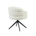 Starfurn Eetkamerstoel Bella | Off White | Poot Black | Met armleuning-Eetkamerstoelen-Starfurn